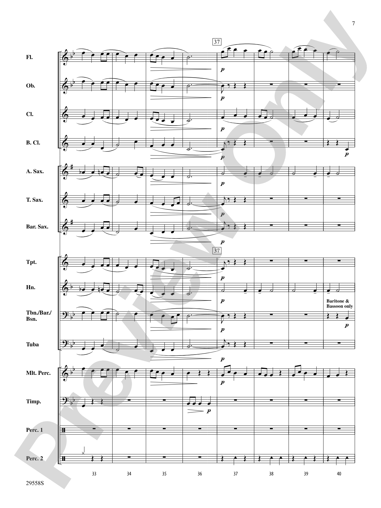 Lux Prima (Come, My Soul, Thou Must Be Awakening): Concert Band Conductor Score & Parts