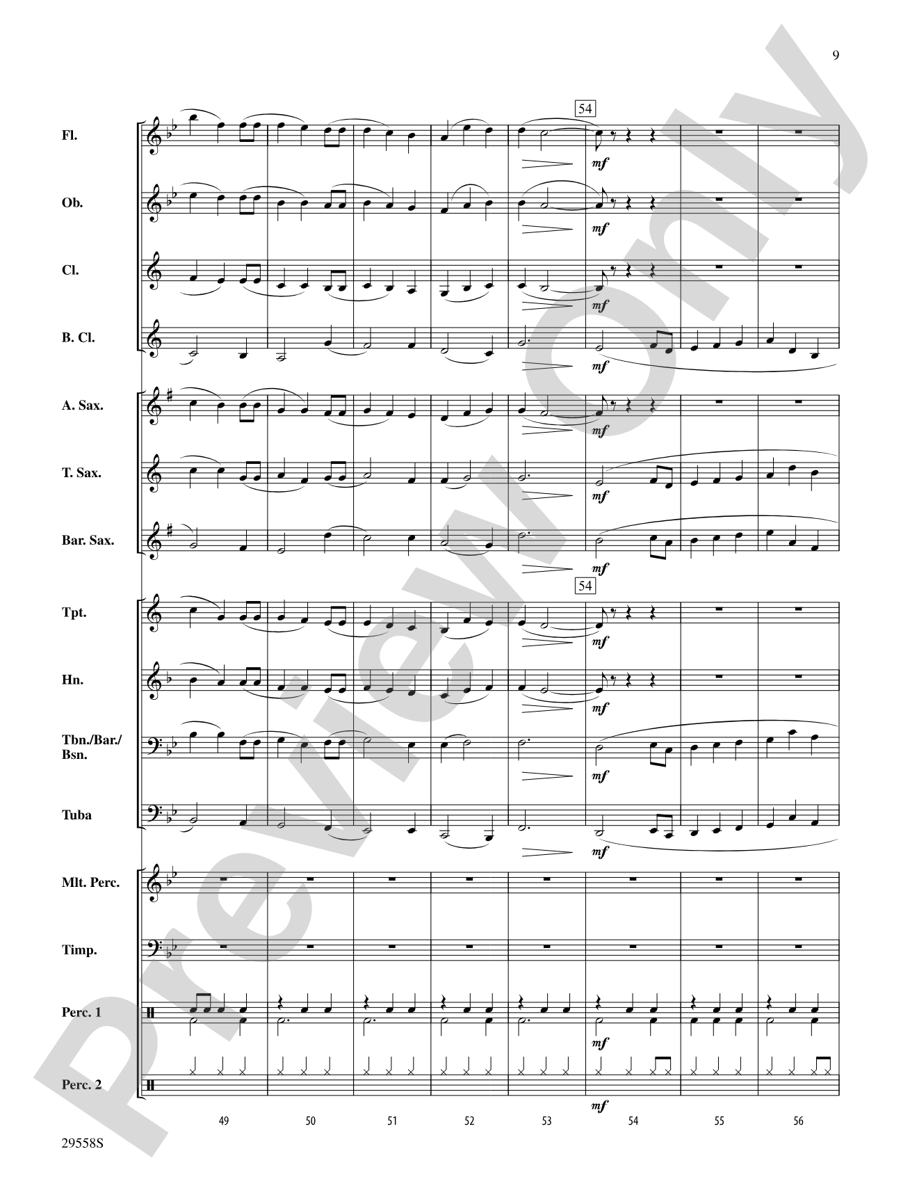 Lux Prima (Come, My Soul, Thou Must Be Awakening): Concert Band Conductor Score & Parts