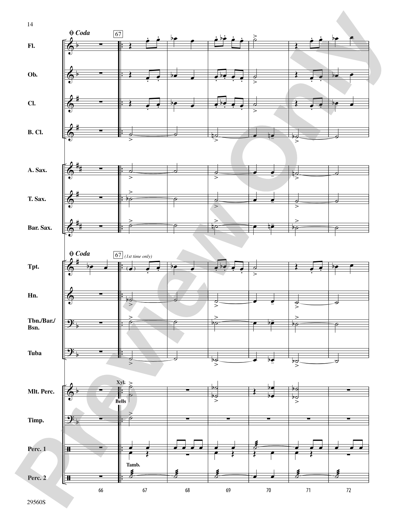 Paso Flamenco: Concert Band Conductor Score & Parts