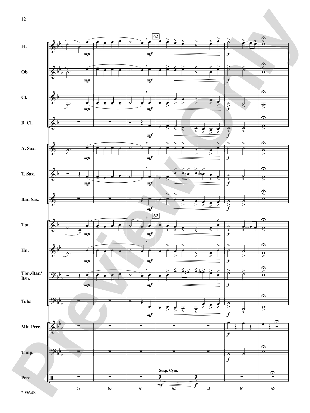 The Three O's of Christmas: Concert Band Conductor Score & Parts