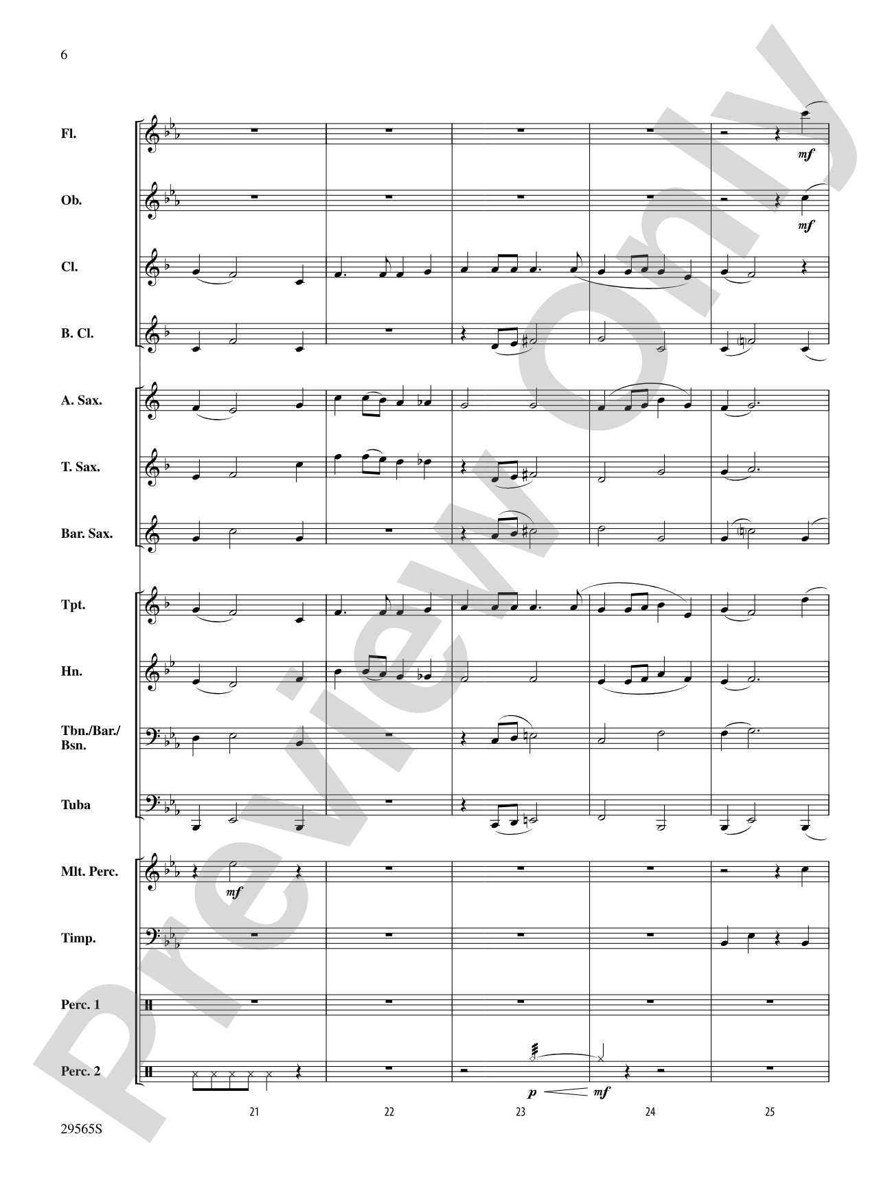 Auld Tannenbaum: Concert Band Conductor Score & Parts