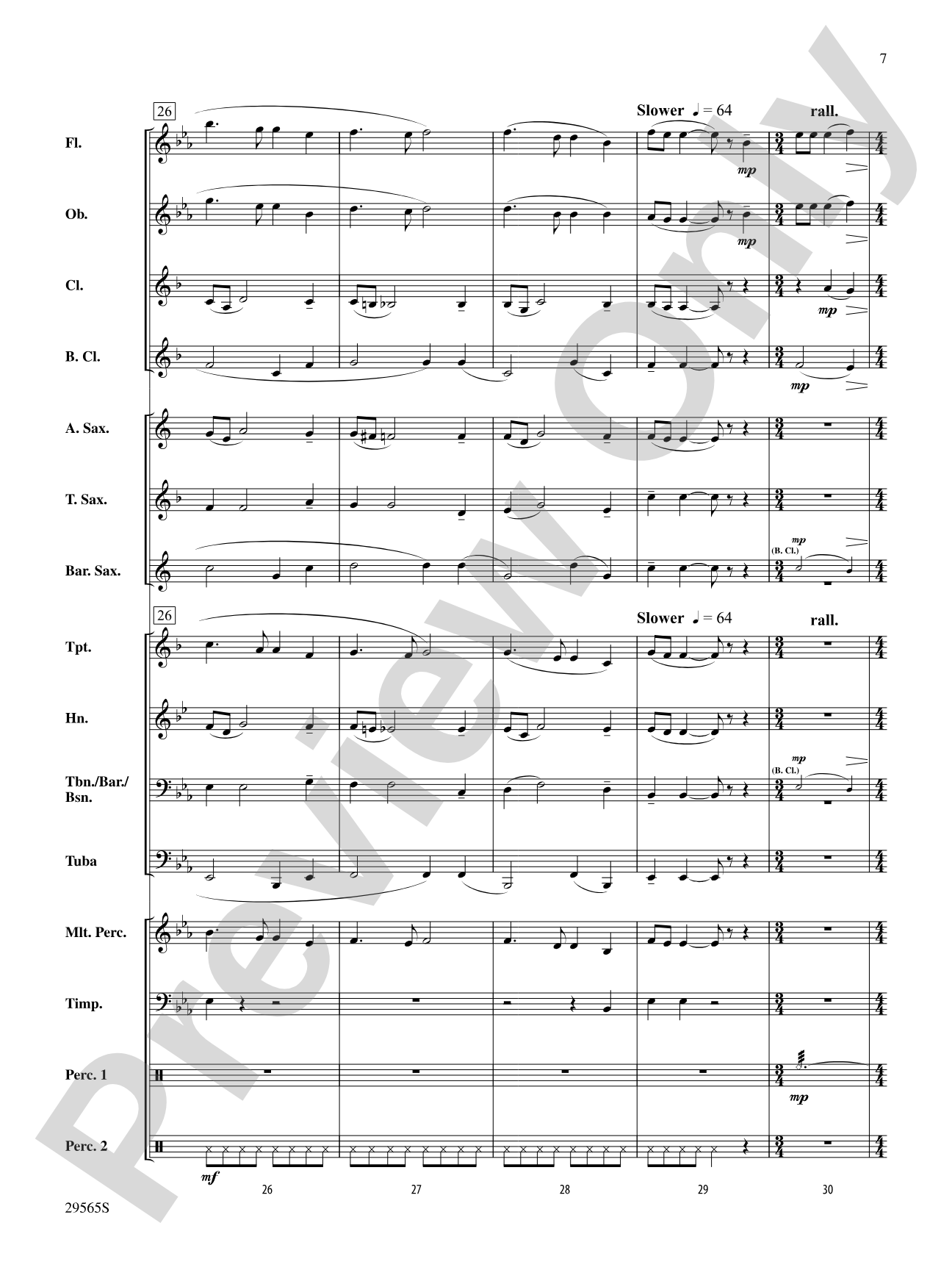 Auld Tannenbaum: Concert Band Conductor Score & Parts