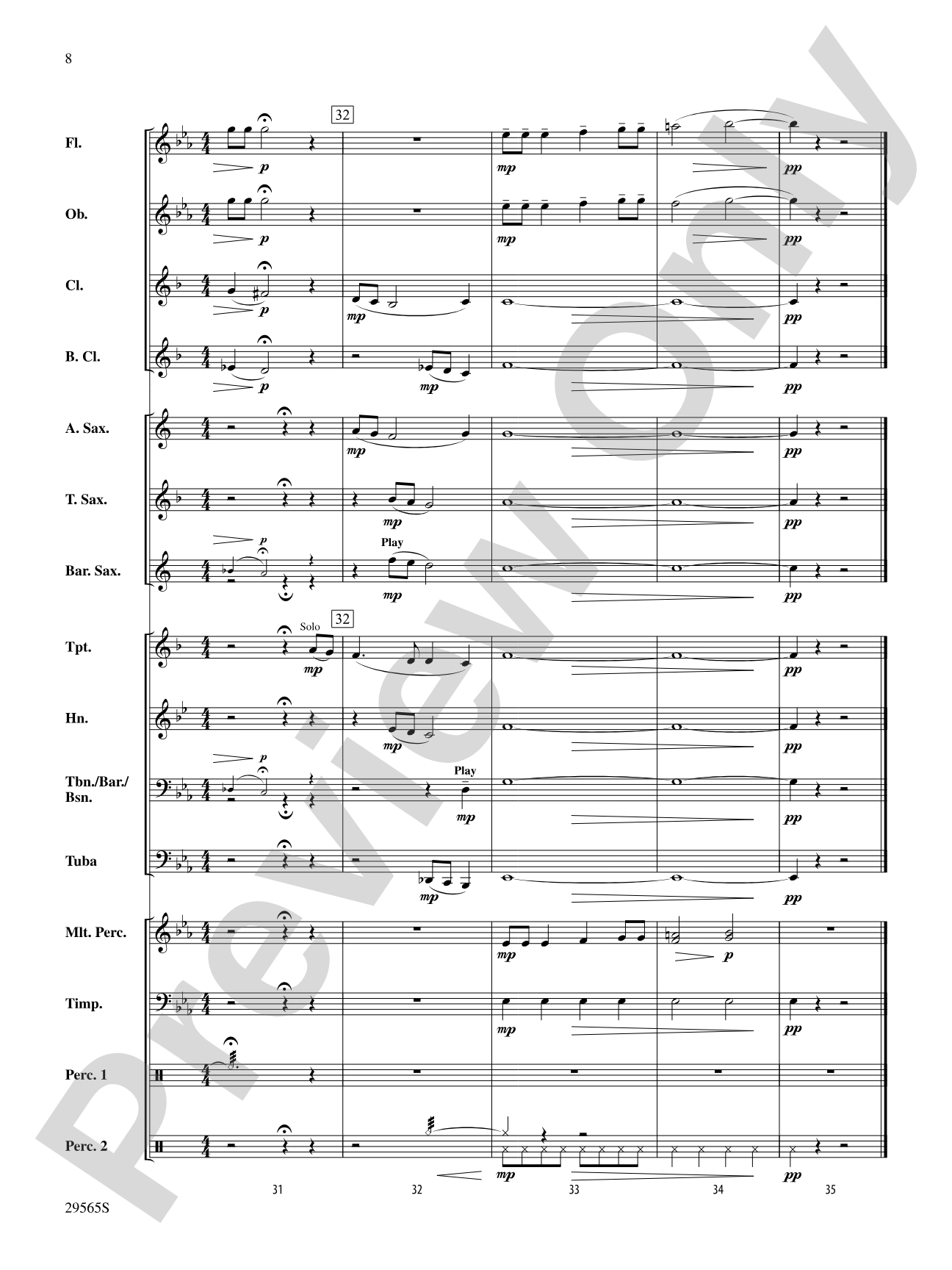 Auld Tannenbaum: Concert Band Conductor Score & Parts