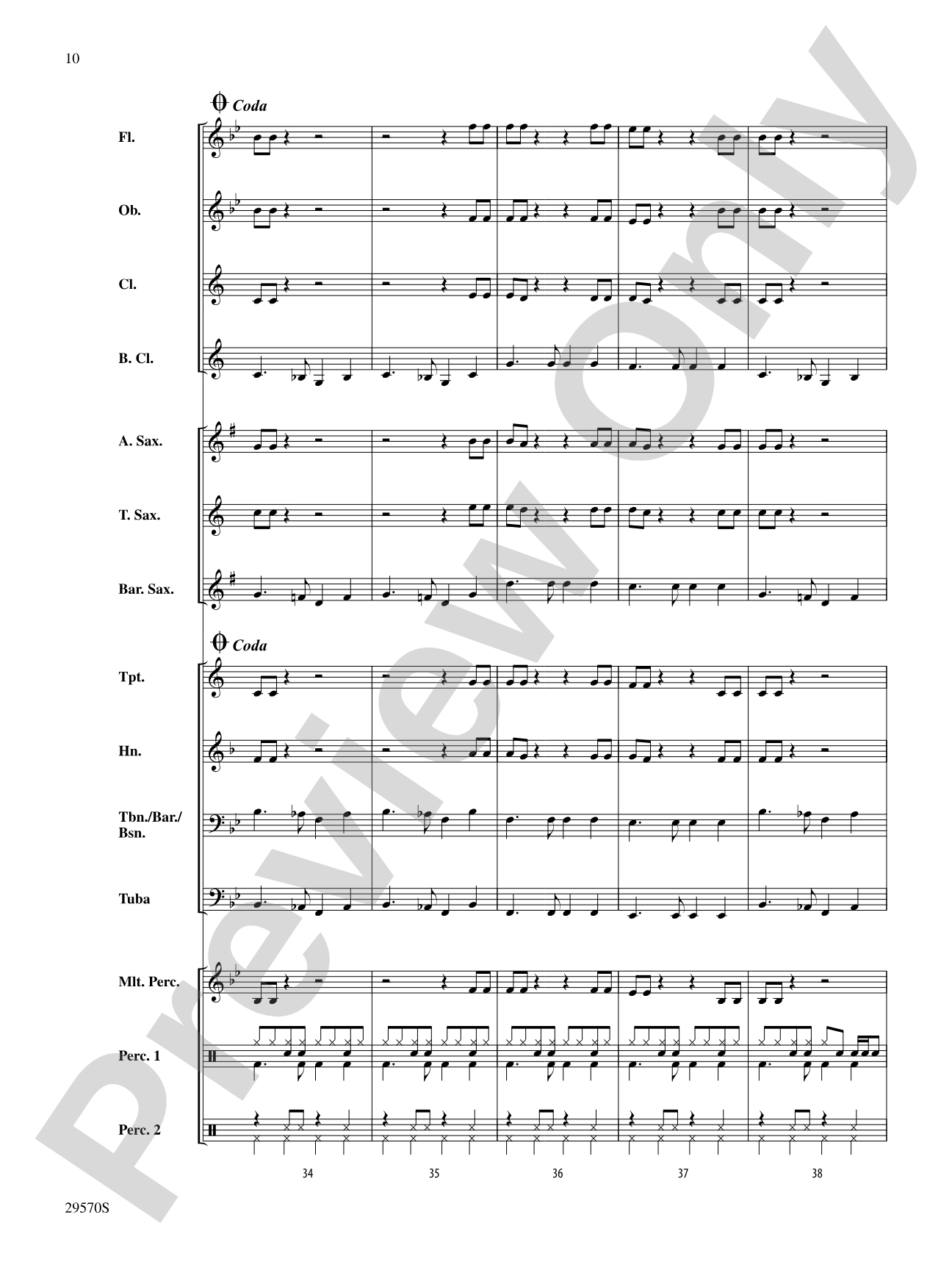 Wooly Bully: Concert Band Conductor Score & Parts