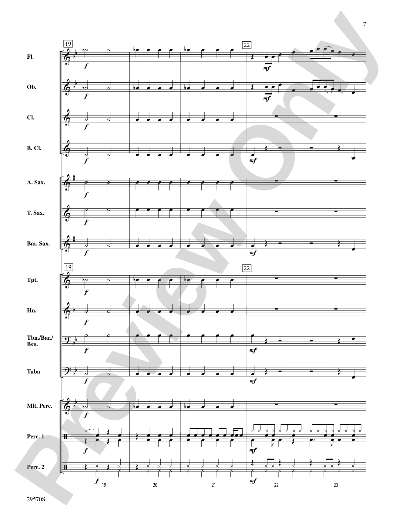Wooly Bully: Concert Band Conductor Score & Parts