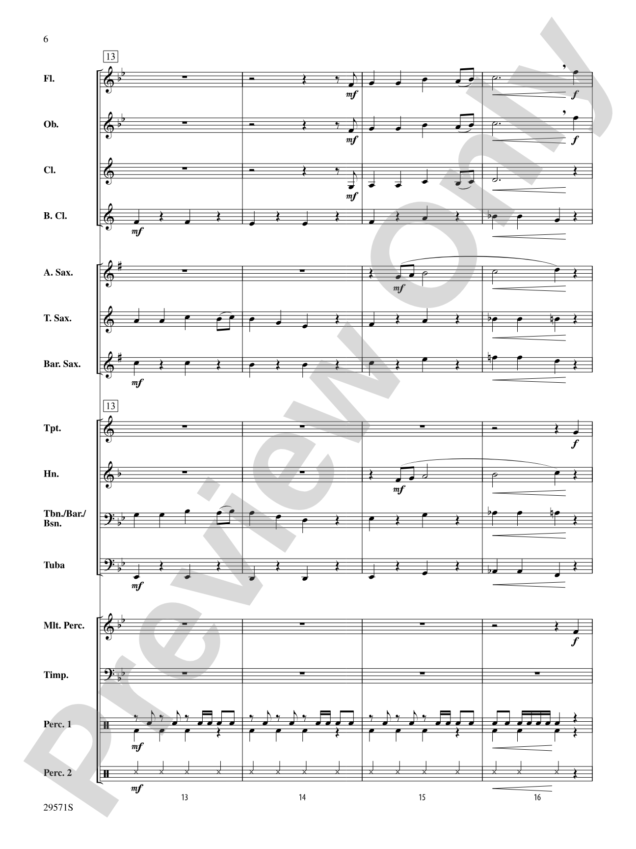 Blazing Saddles: Concert Band Conductor Score & Parts
