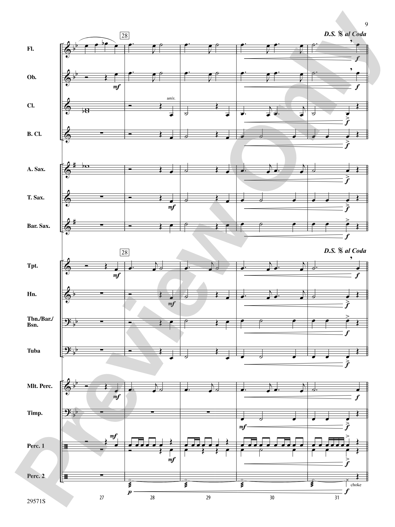 Blazing Saddles: Concert Band Conductor Score & Parts
