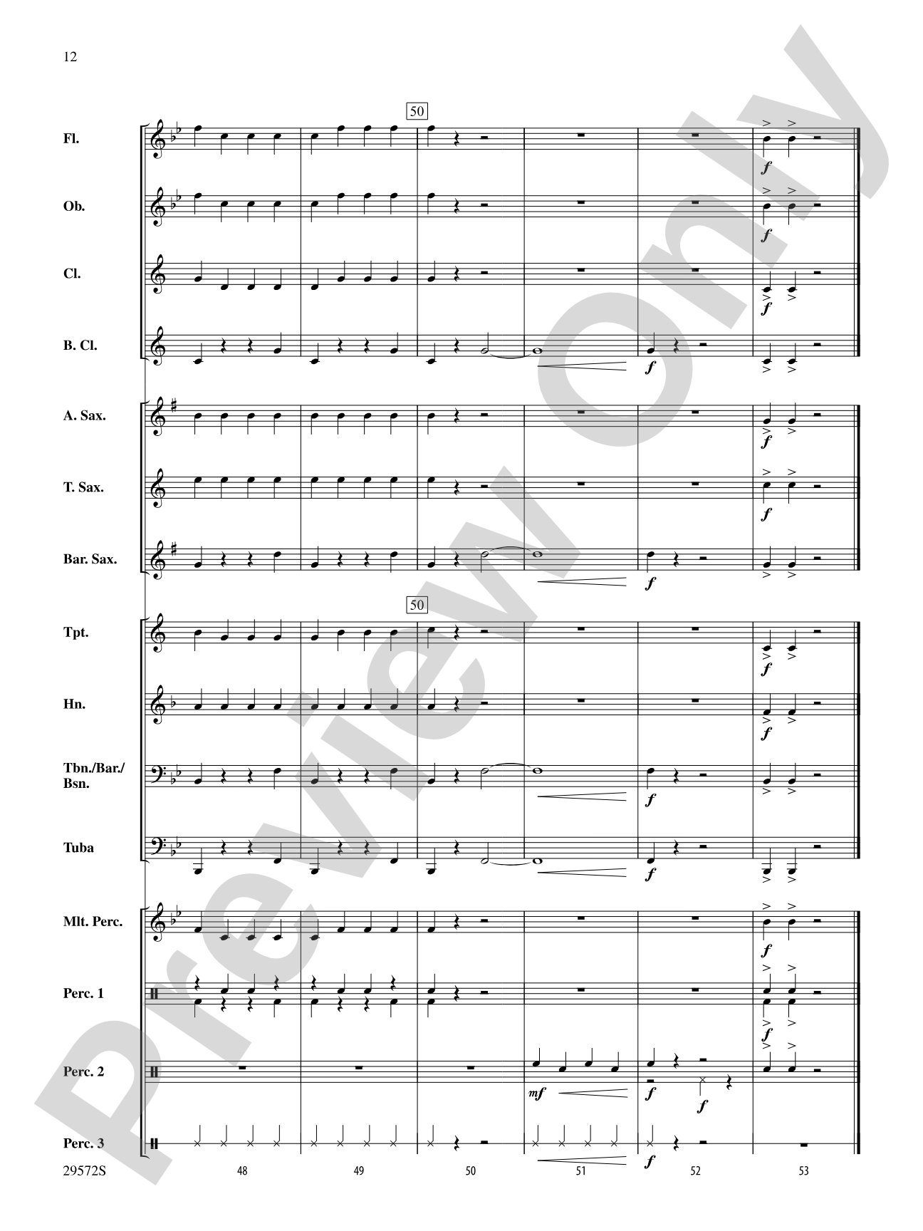 Sleigh Ride: Concert Band Conductor Score & Parts