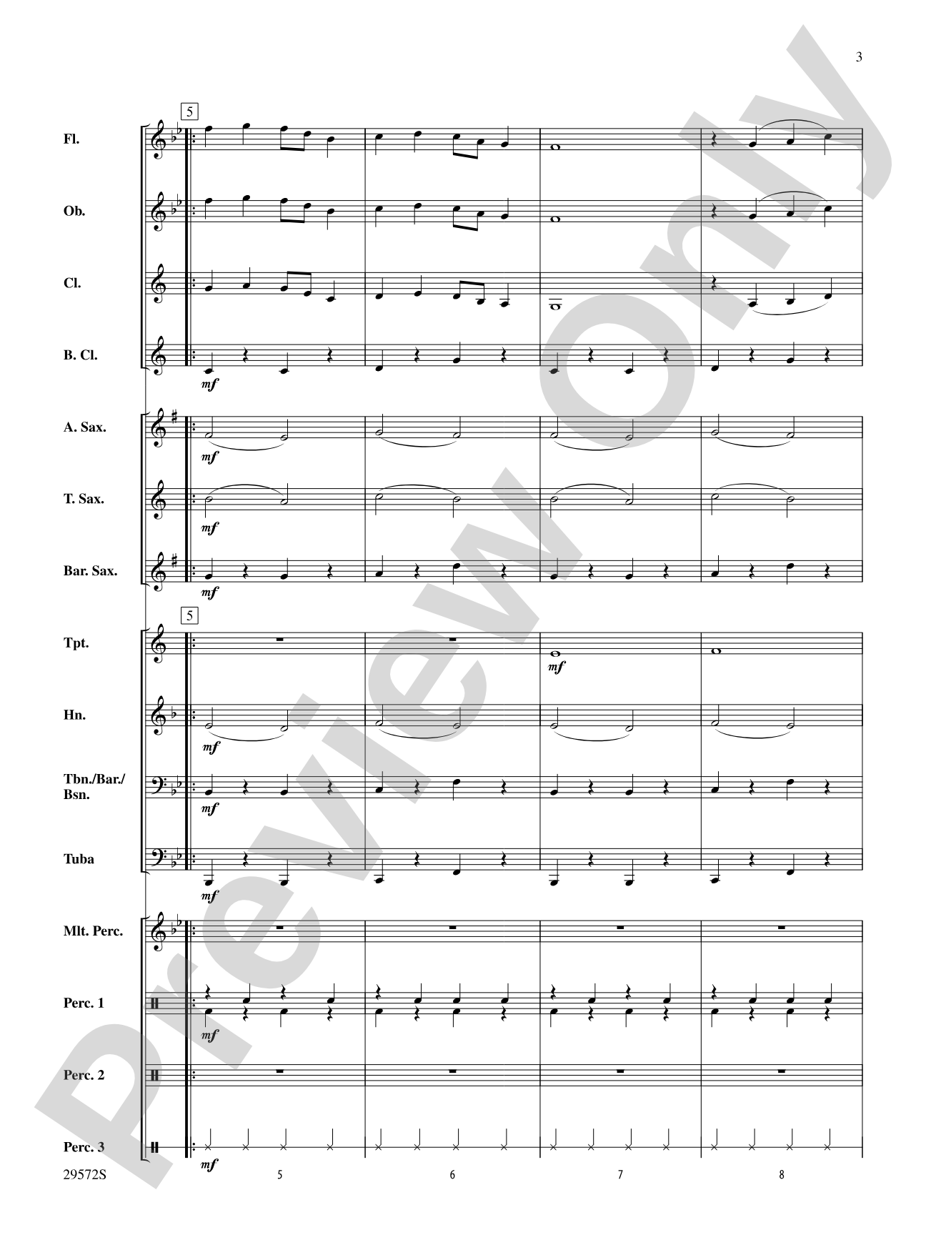 Sleigh Ride: Concert Band Conductor Score & Parts