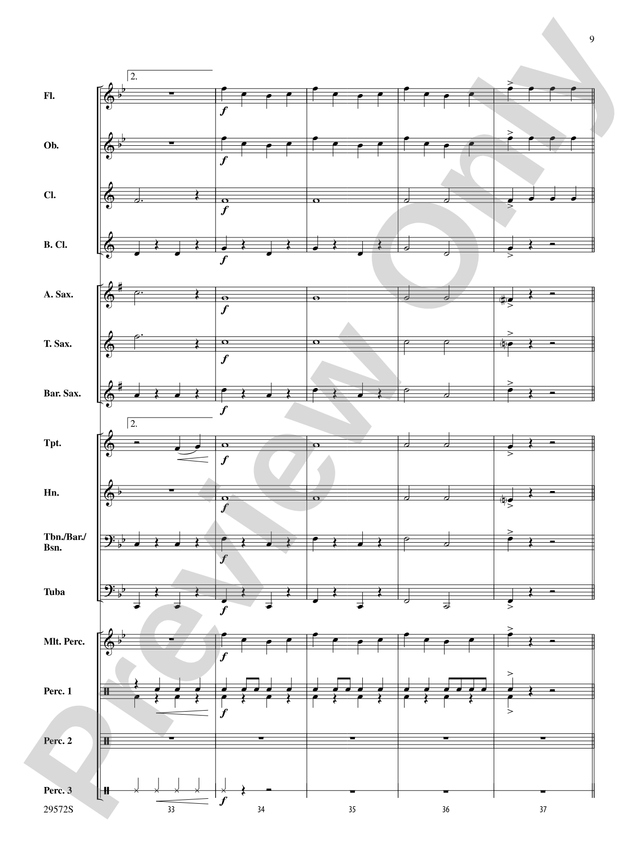 Sleigh Ride: Concert Band Conductor Score & Parts