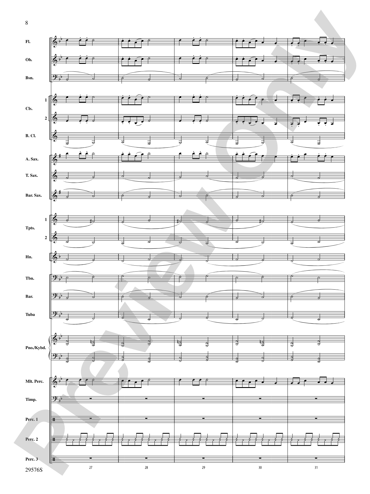 Eskimo Dance: Concert Band Conductor Score & Parts