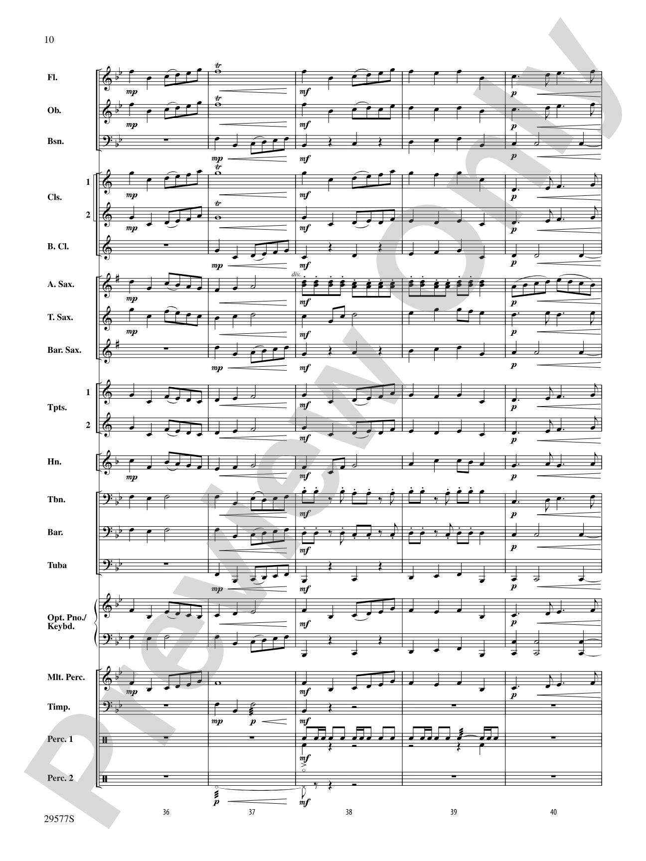 Legacy (An Overture for Band): Concert Band Conductor Score & Parts