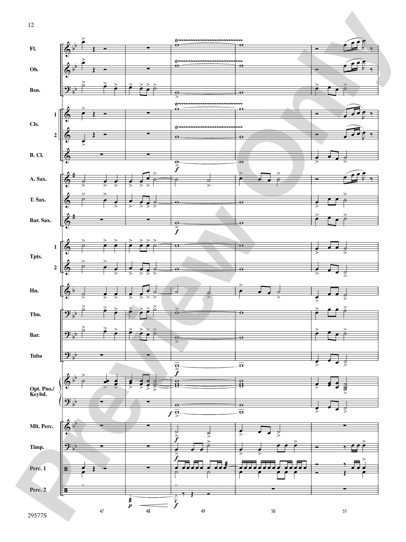 Legacy (An Overture for Band): Concert Band Conductor Score & Parts
