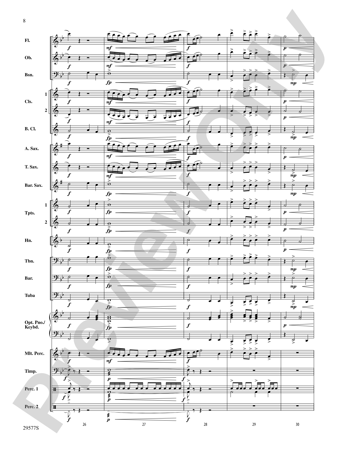 Legacy (An Overture for Band): Concert Band Conductor Score & Parts