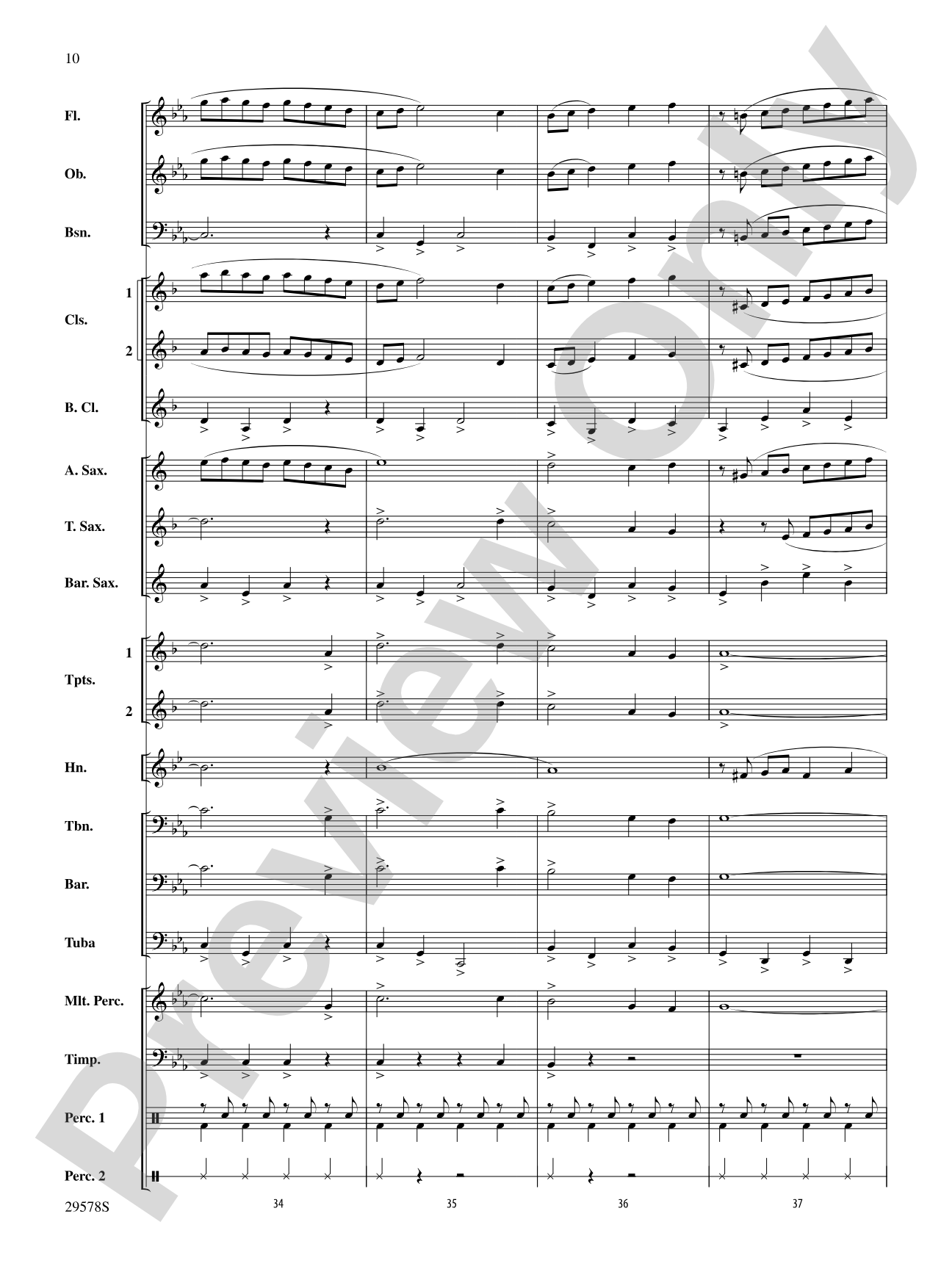 Delta Force: Concert Band Conductor Score & Parts