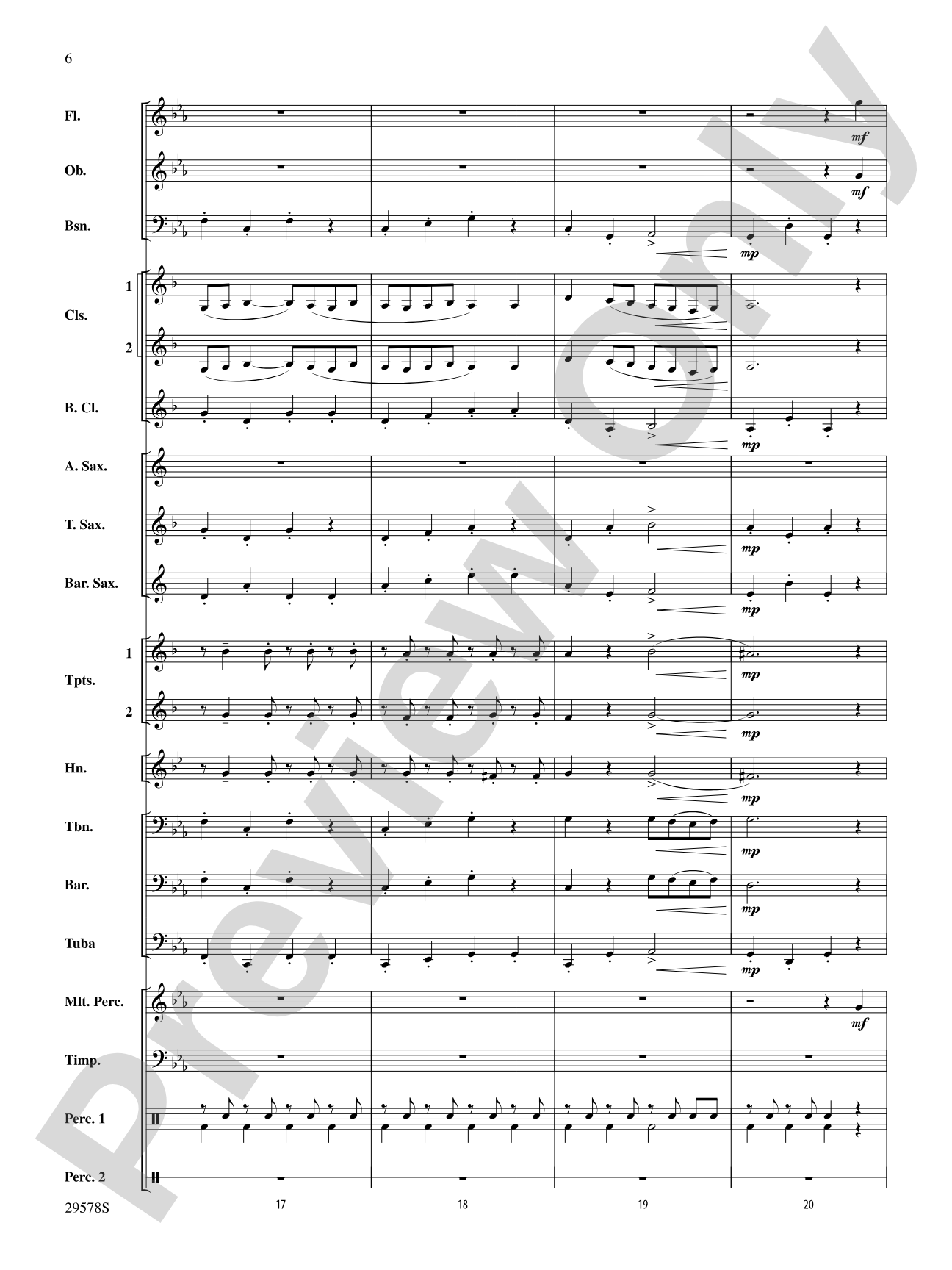 Delta Force: Concert Band Conductor Score & Parts