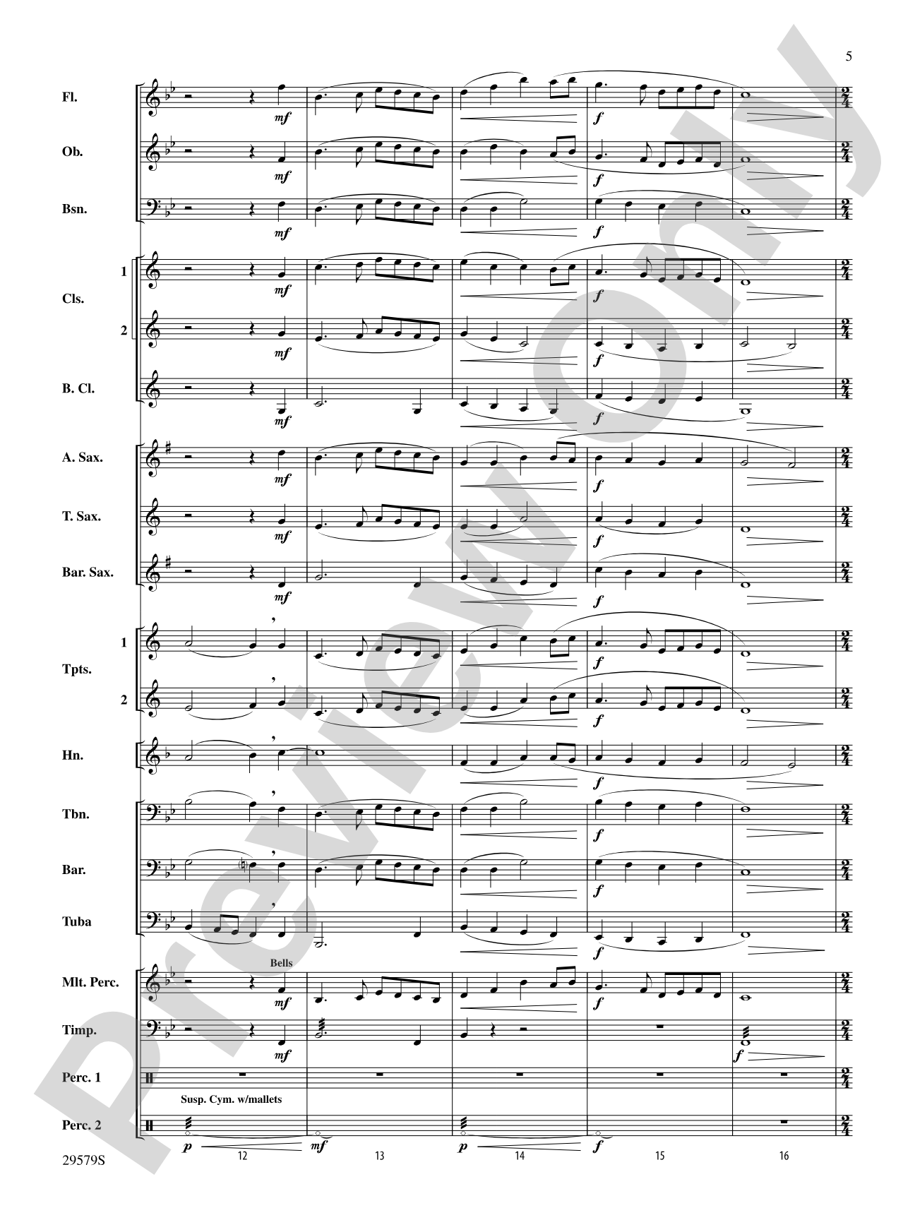 Irish Air and Dance: Concert Band Conductor Score & Parts