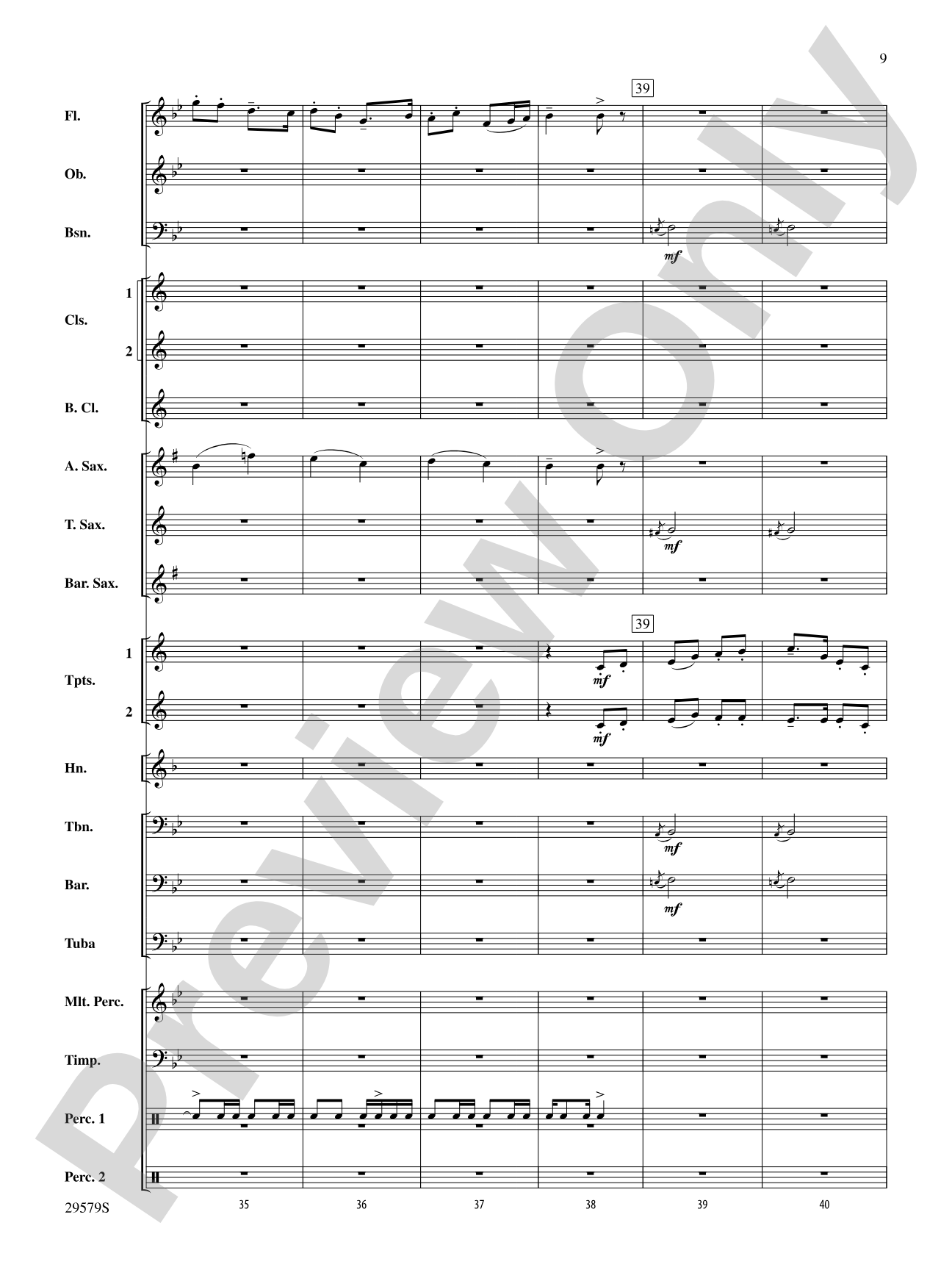 Irish Air and Dance: Concert Band Conductor Score & Parts