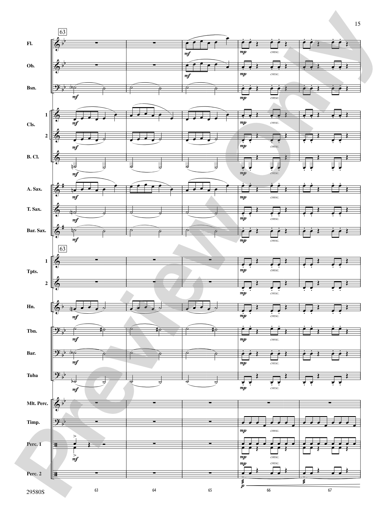 The Pit and the Pendulum: Concert Band Conductor Score & Parts