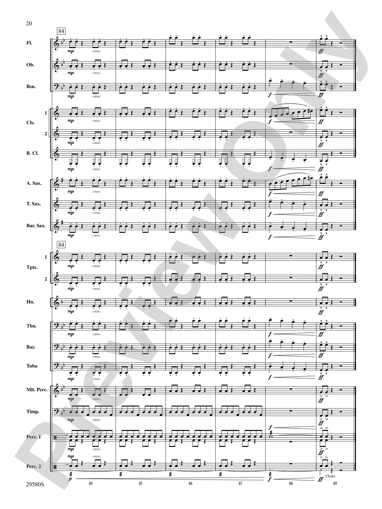 The Pit and the Pendulum: Concert Band Conductor Score & Parts