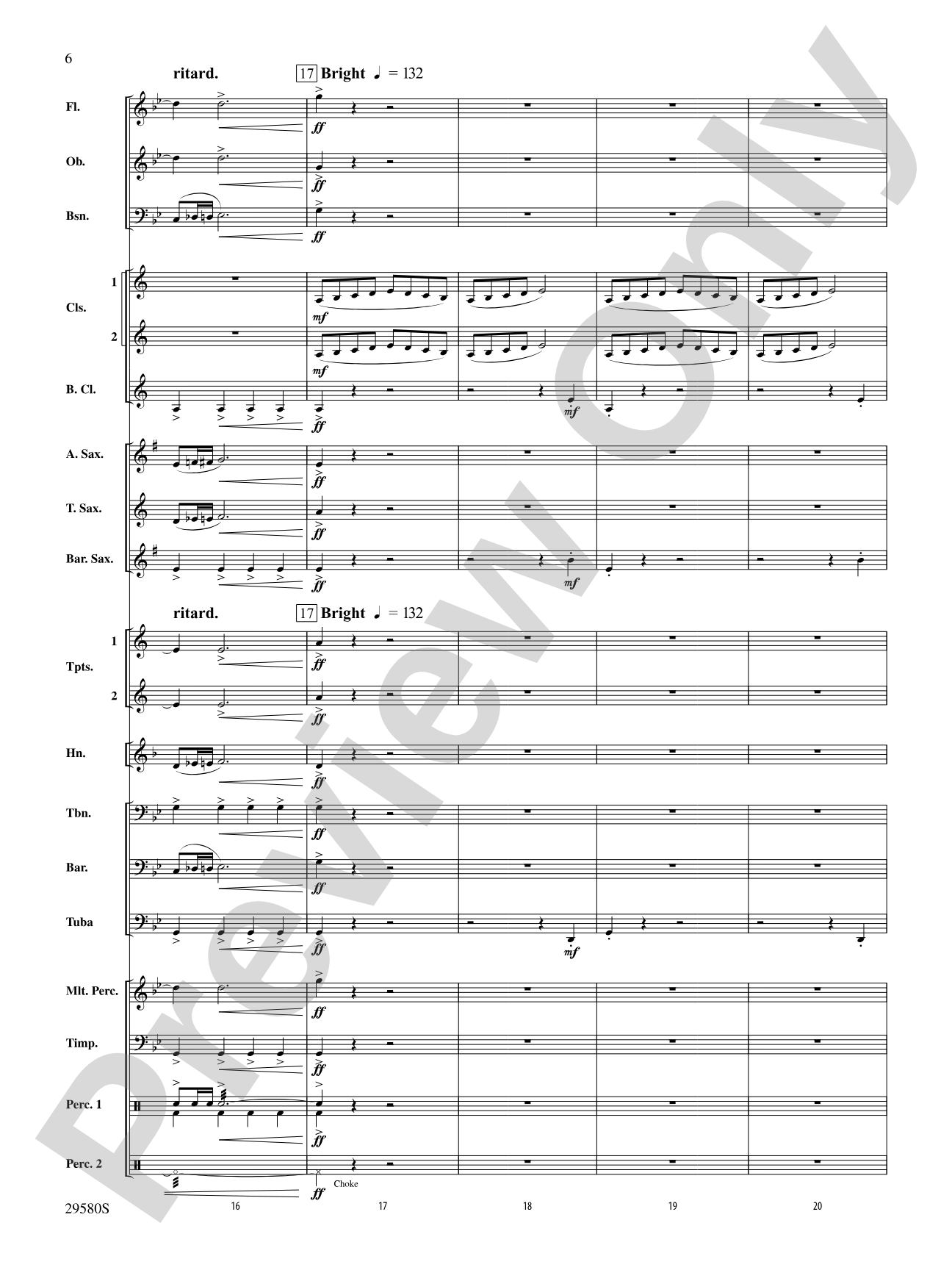The Pit and the Pendulum: Concert Band Conductor Score & Parts