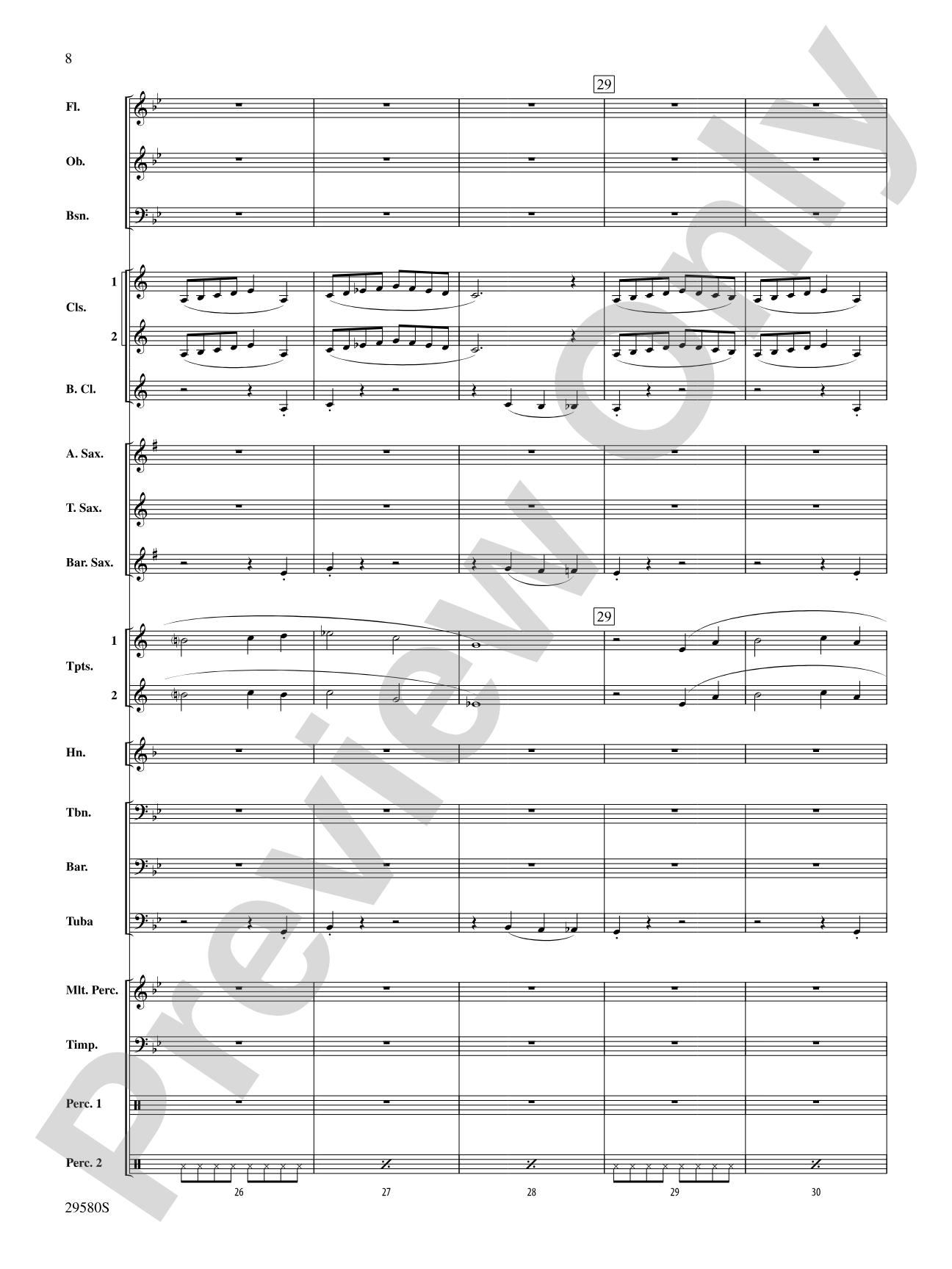 The Pit and the Pendulum: Concert Band Conductor Score & Parts