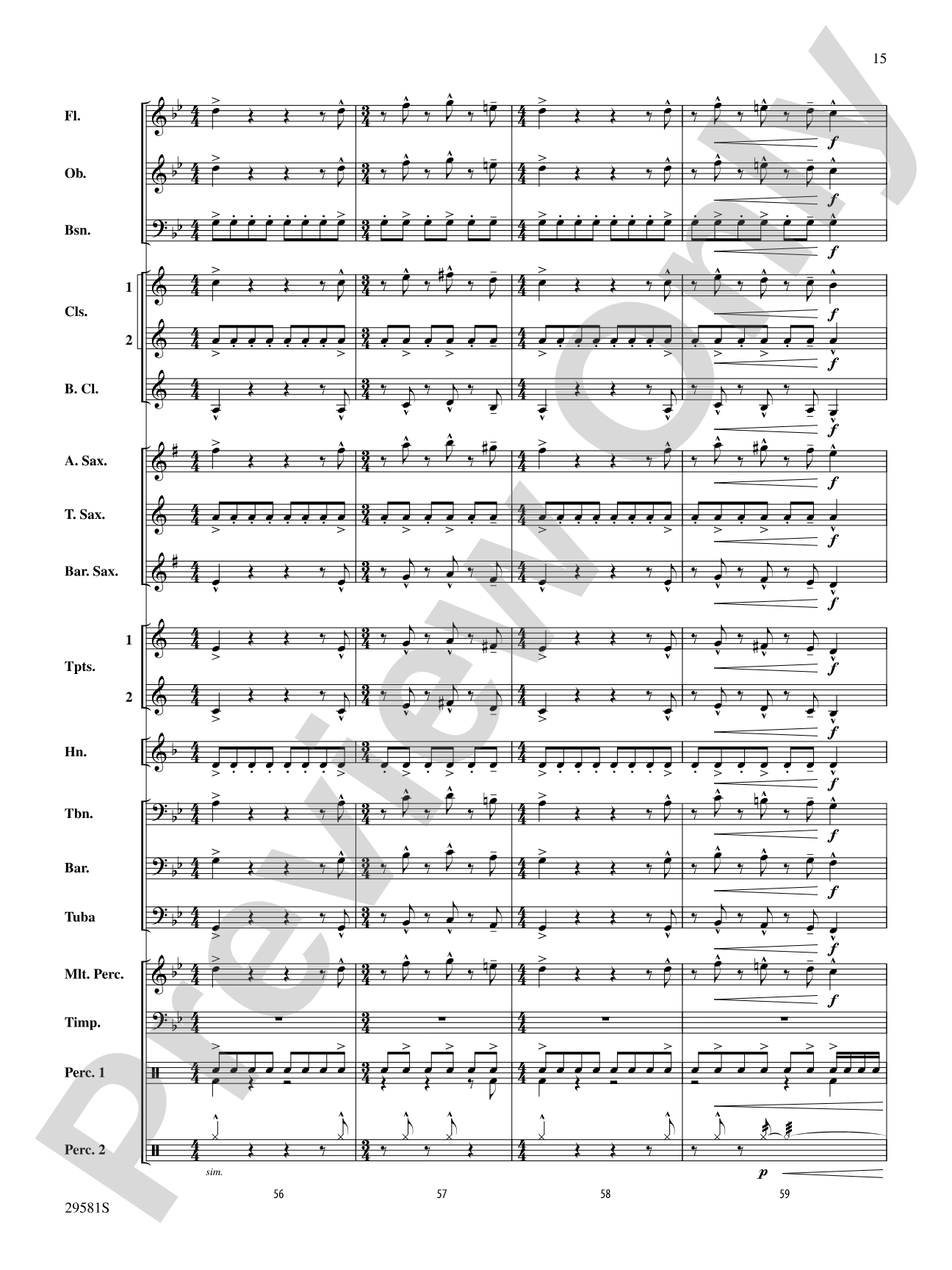 The Temple of Ka Uka: Concert Band Conductor Score & Parts