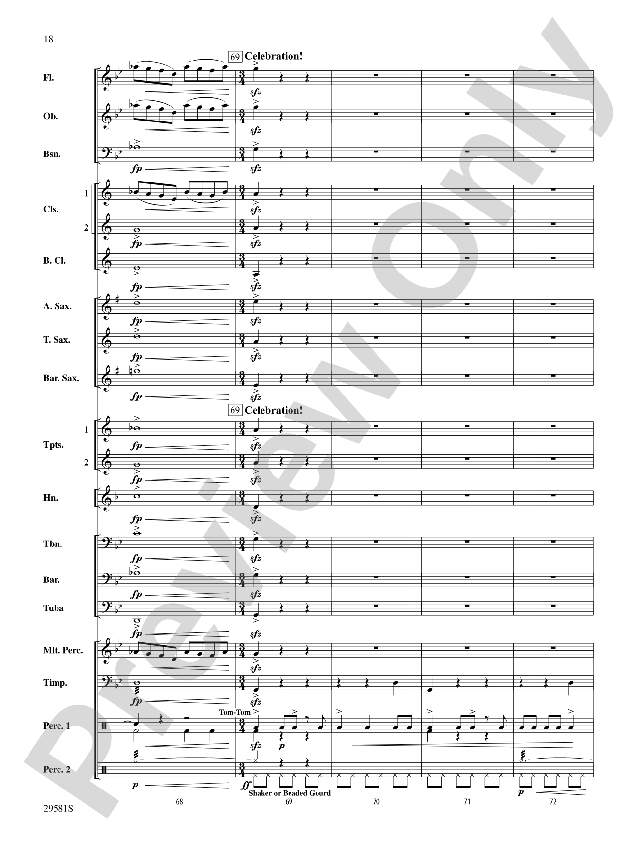 The Temple of Ka Uka: Concert Band Conductor Score & Parts