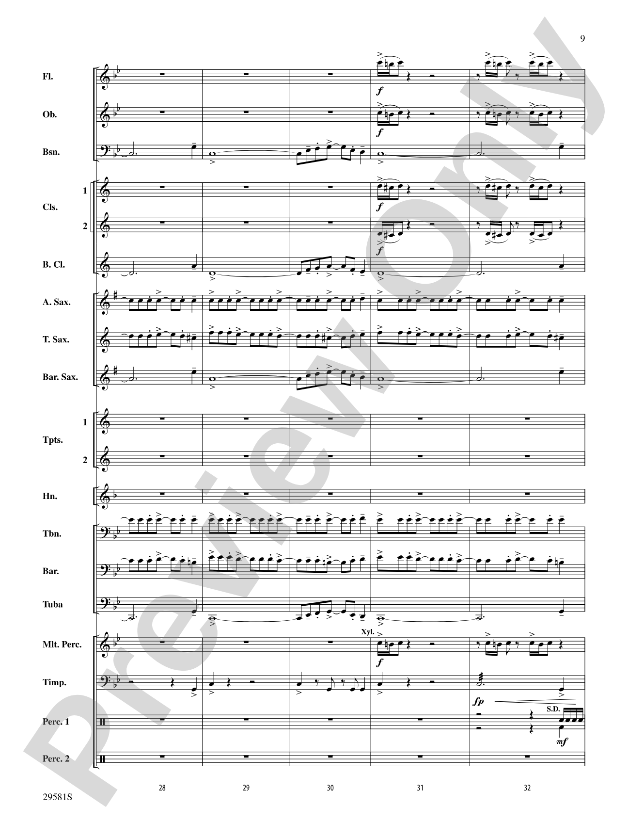 The Temple of Ka Uka: Concert Band Conductor Score & Parts
