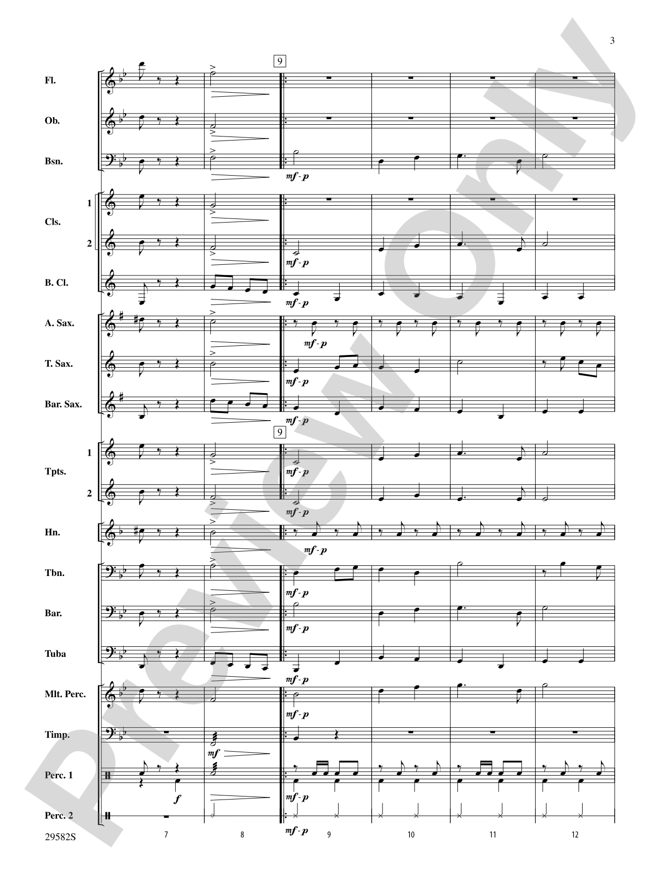 Anchors Aweigh: Concert Band Conductor Score & Parts