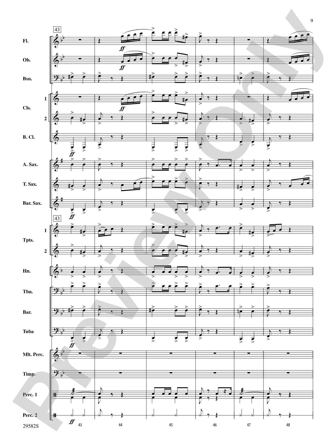 Anchors Aweigh: Concert Band Conductor Score & Parts