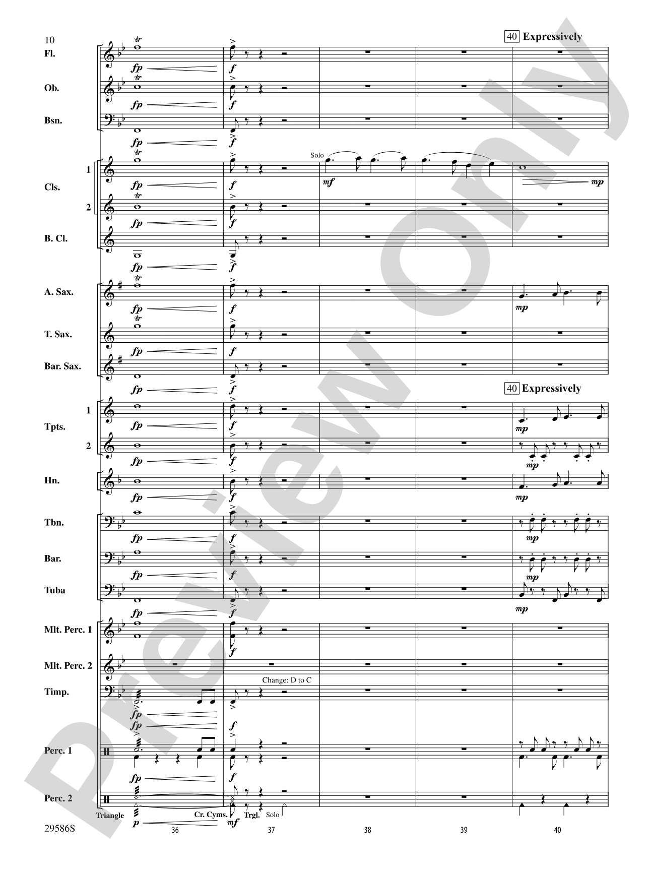 The Young Royals: Concert Band Conductor Score & Parts