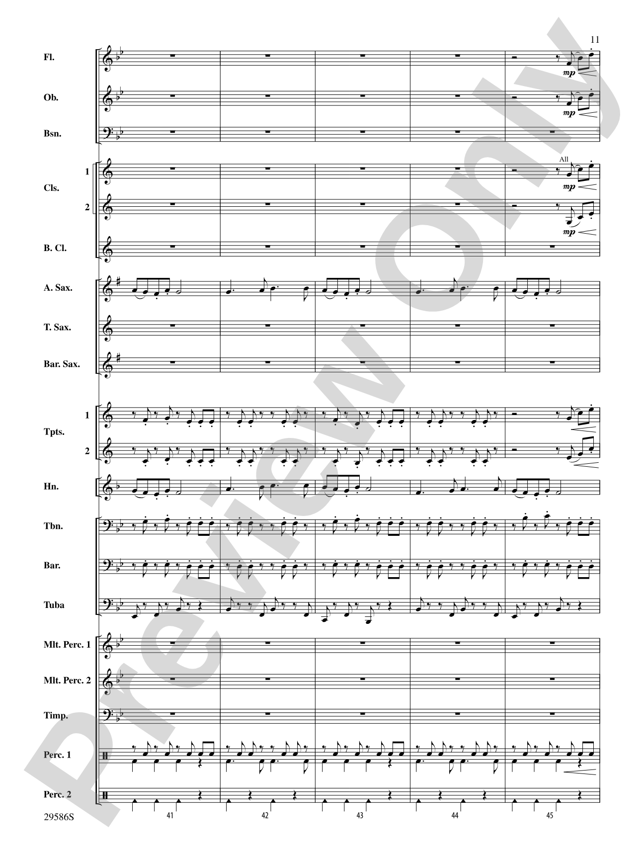 The Young Royals: Concert Band Conductor Score & Parts