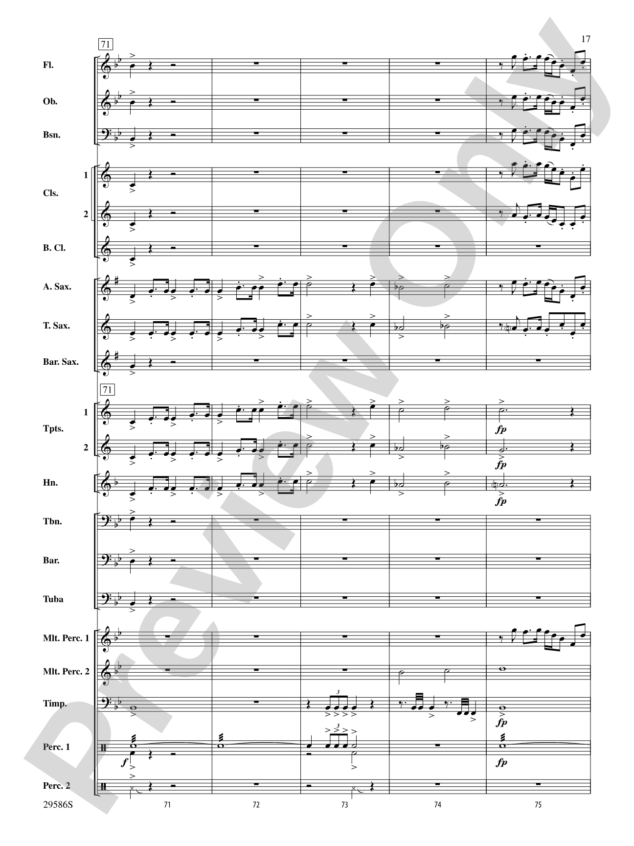 The Young Royals: Concert Band Conductor Score & Parts