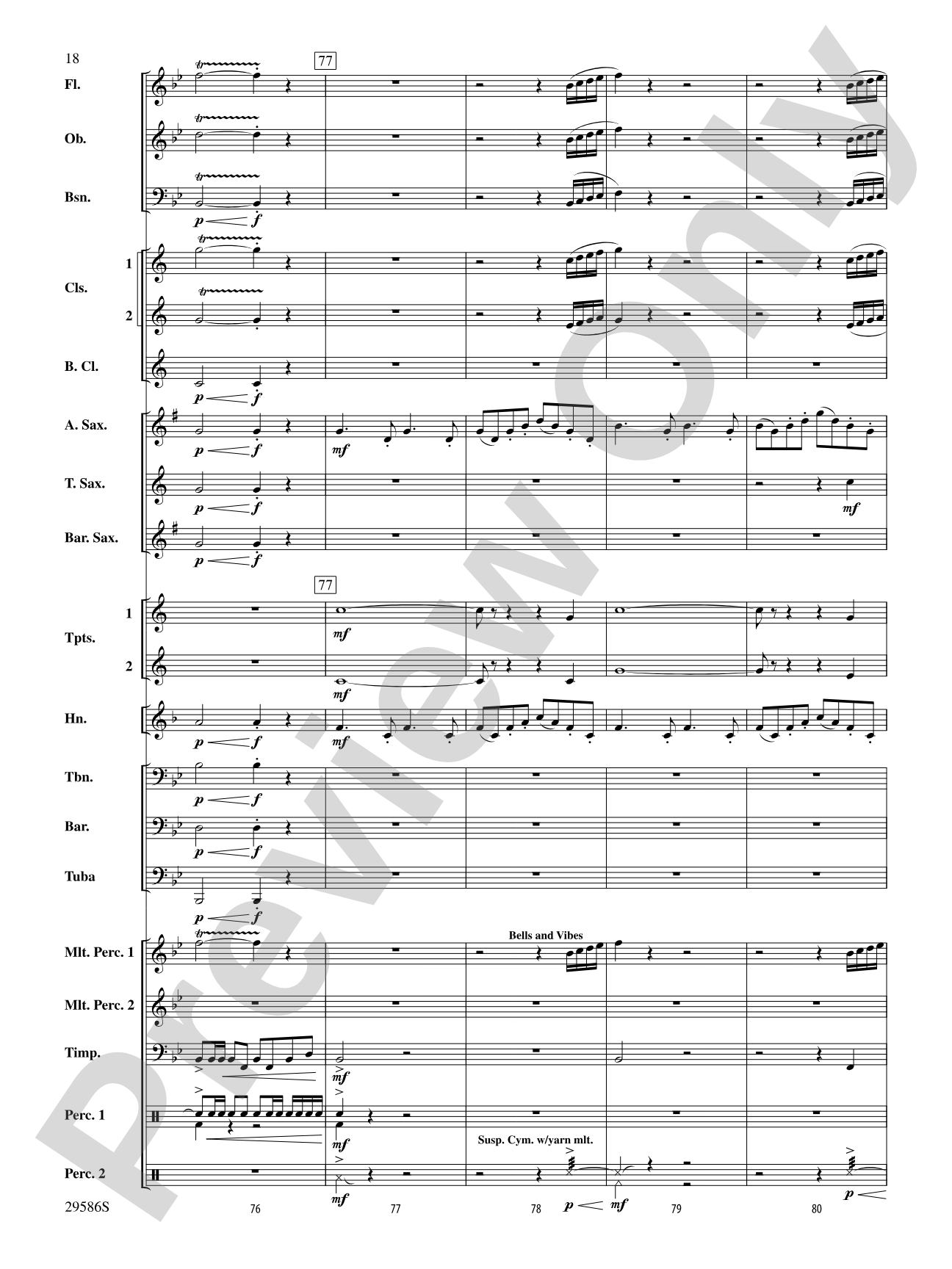 The Young Royals: Concert Band Conductor Score & Parts