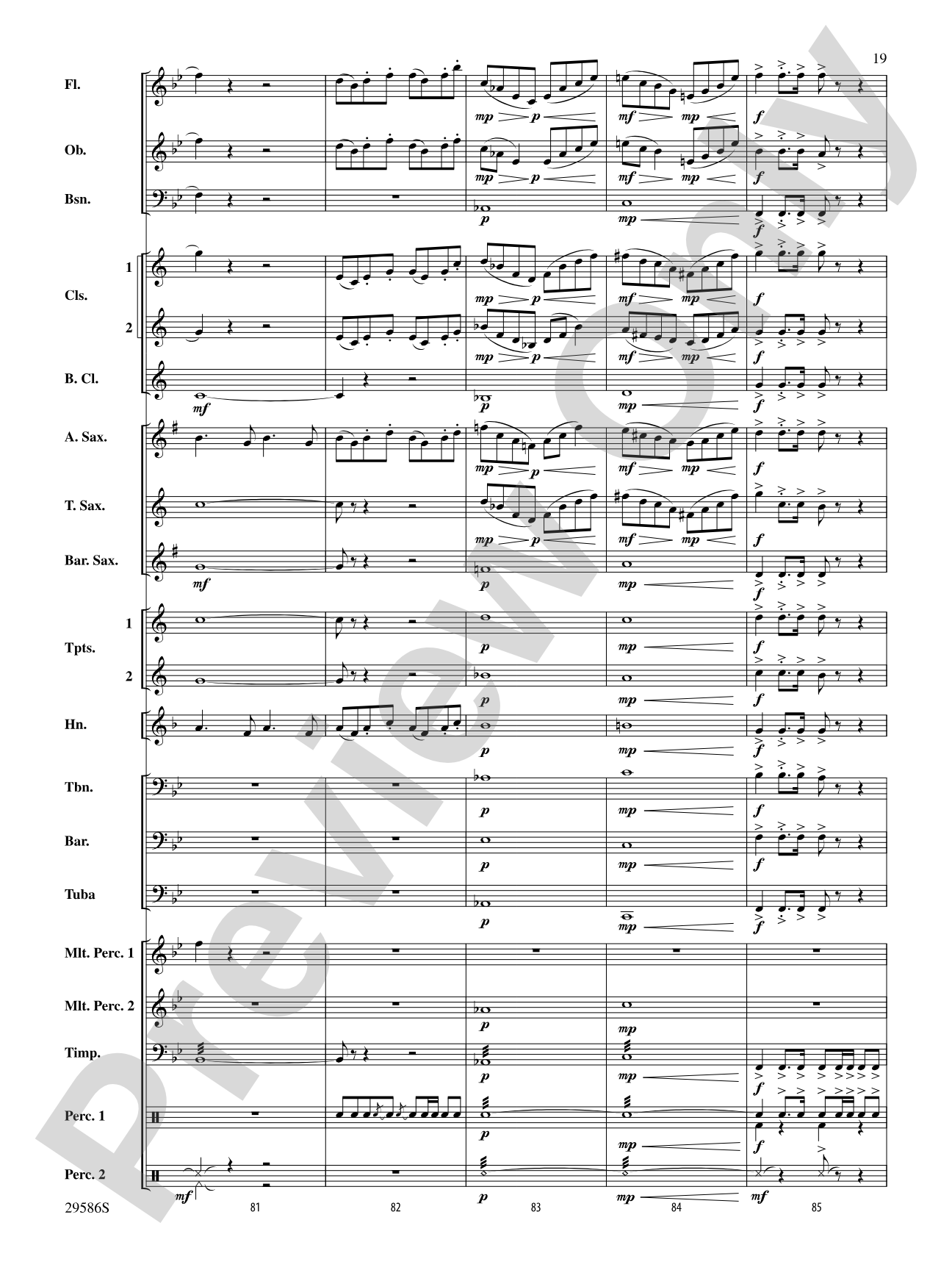 The Young Royals: Concert Band Conductor Score & Parts