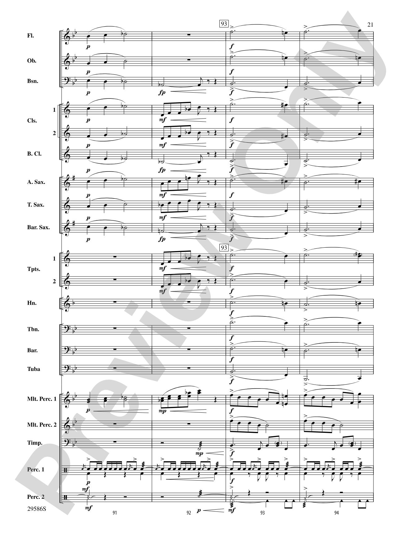 The Young Royals: Concert Band Conductor Score & Parts