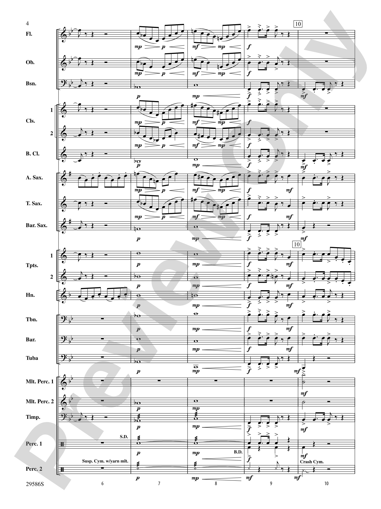 The Young Royals: Concert Band Conductor Score & Parts