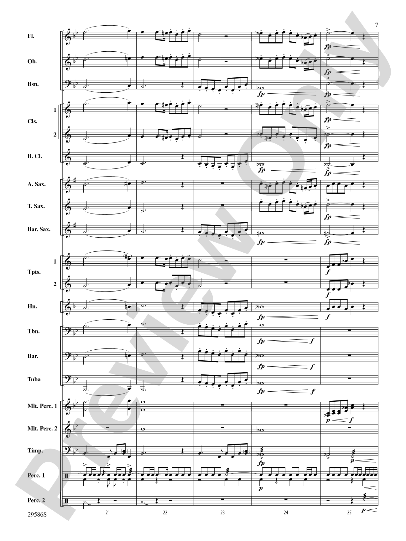 The Young Royals: Concert Band Conductor Score & Parts