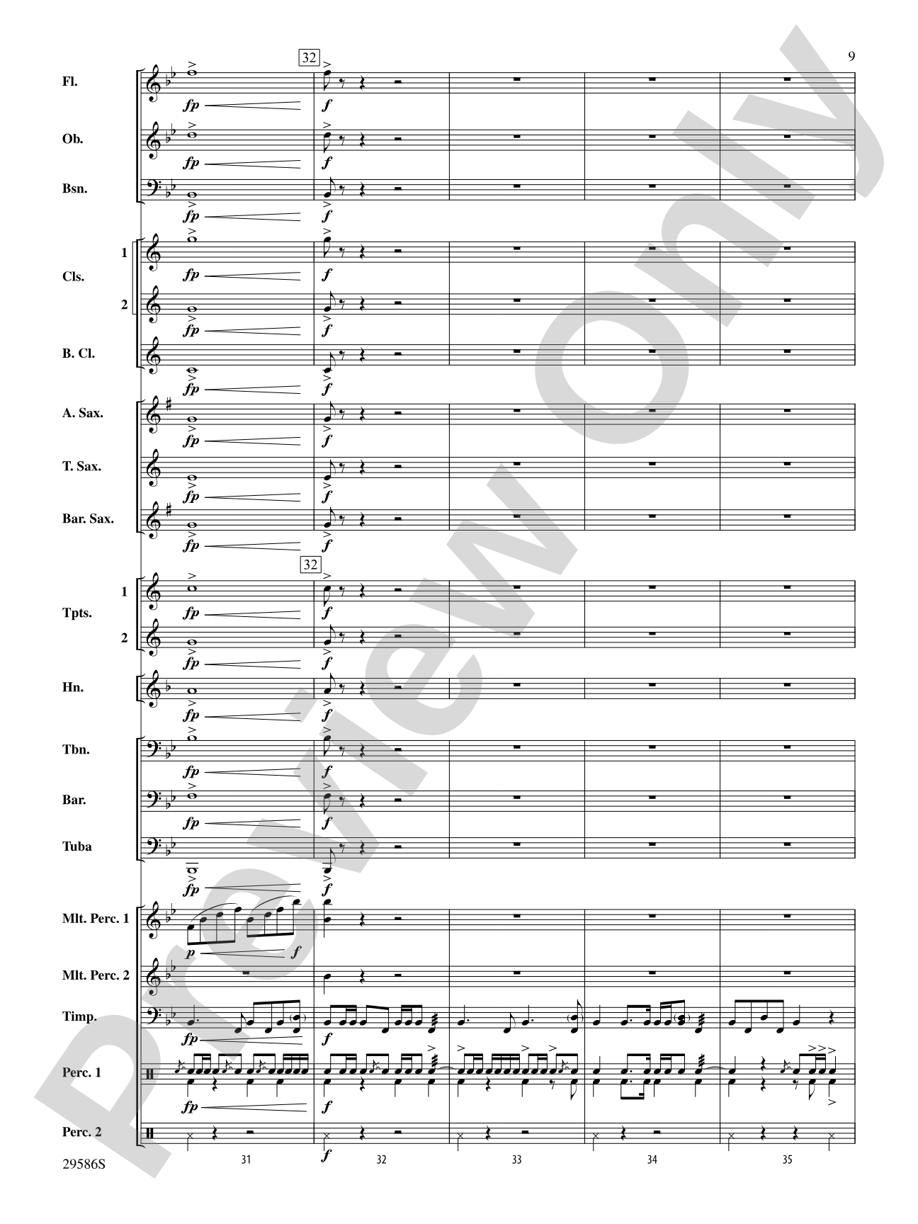 The Young Royals: Concert Band Conductor Score & Parts