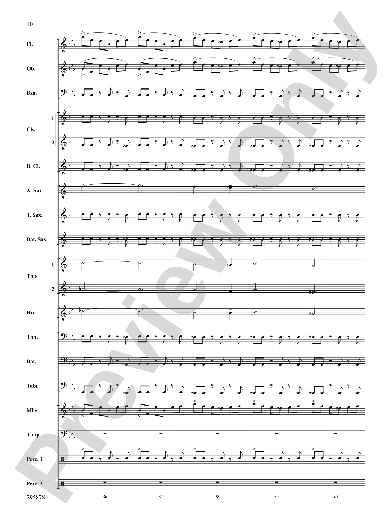 Return of the Monarchs: Concert Band Conductor Score & Parts