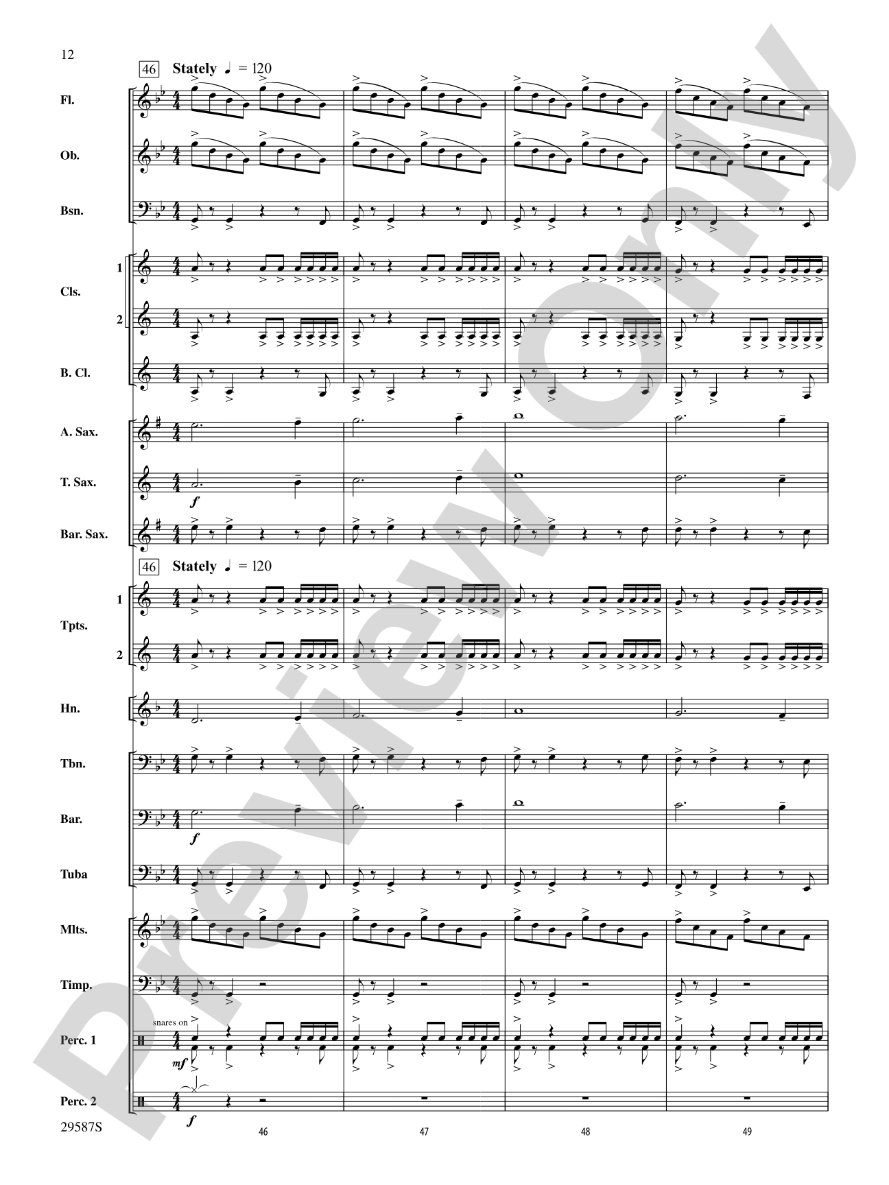 Return of the Monarchs: Concert Band Conductor Score & Parts