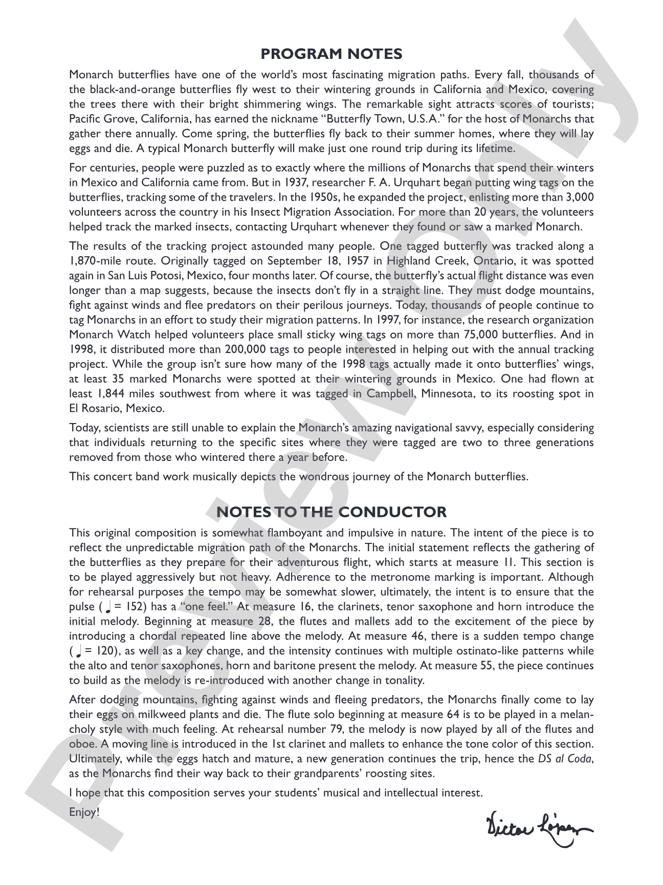 Return of the Monarchs: Concert Band Conductor Score & Parts