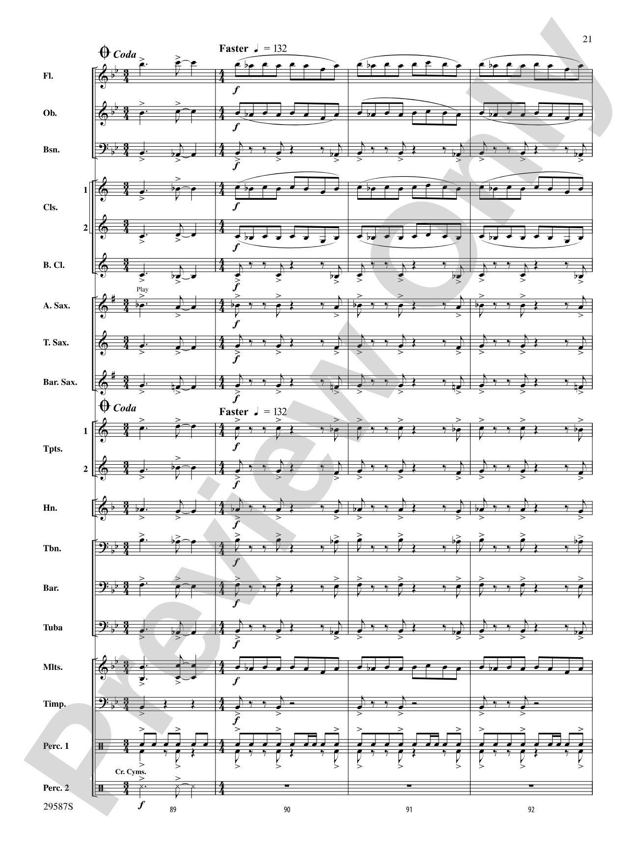 Return of the Monarchs: Concert Band Conductor Score & Parts