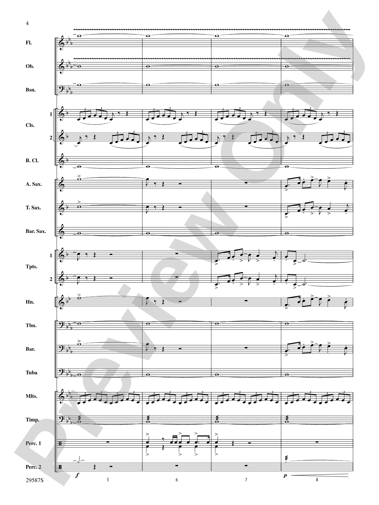 Return of the Monarchs: Concert Band Conductor Score & Parts
