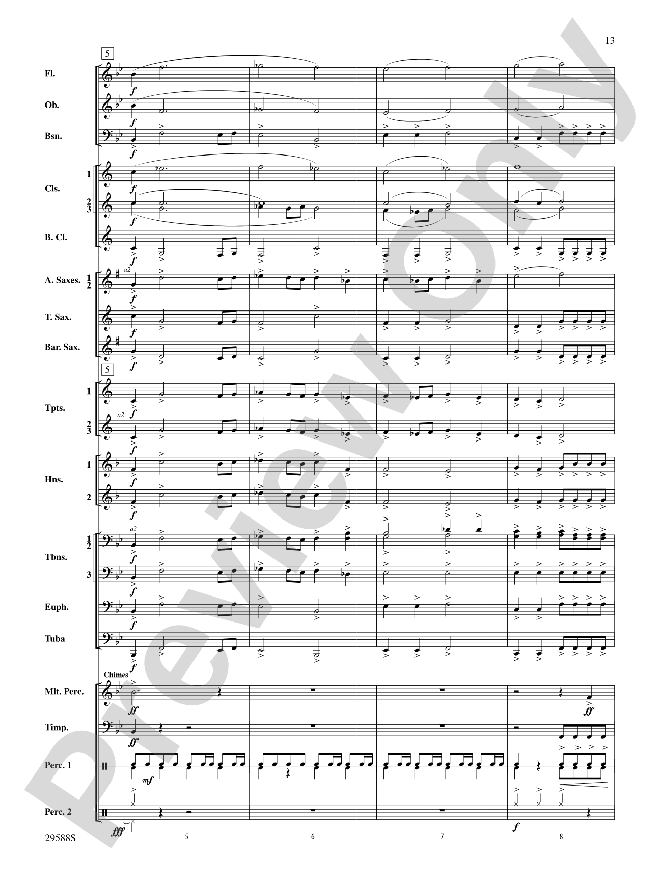 Three Concert Openers: Concert Band Conductor Score & Parts