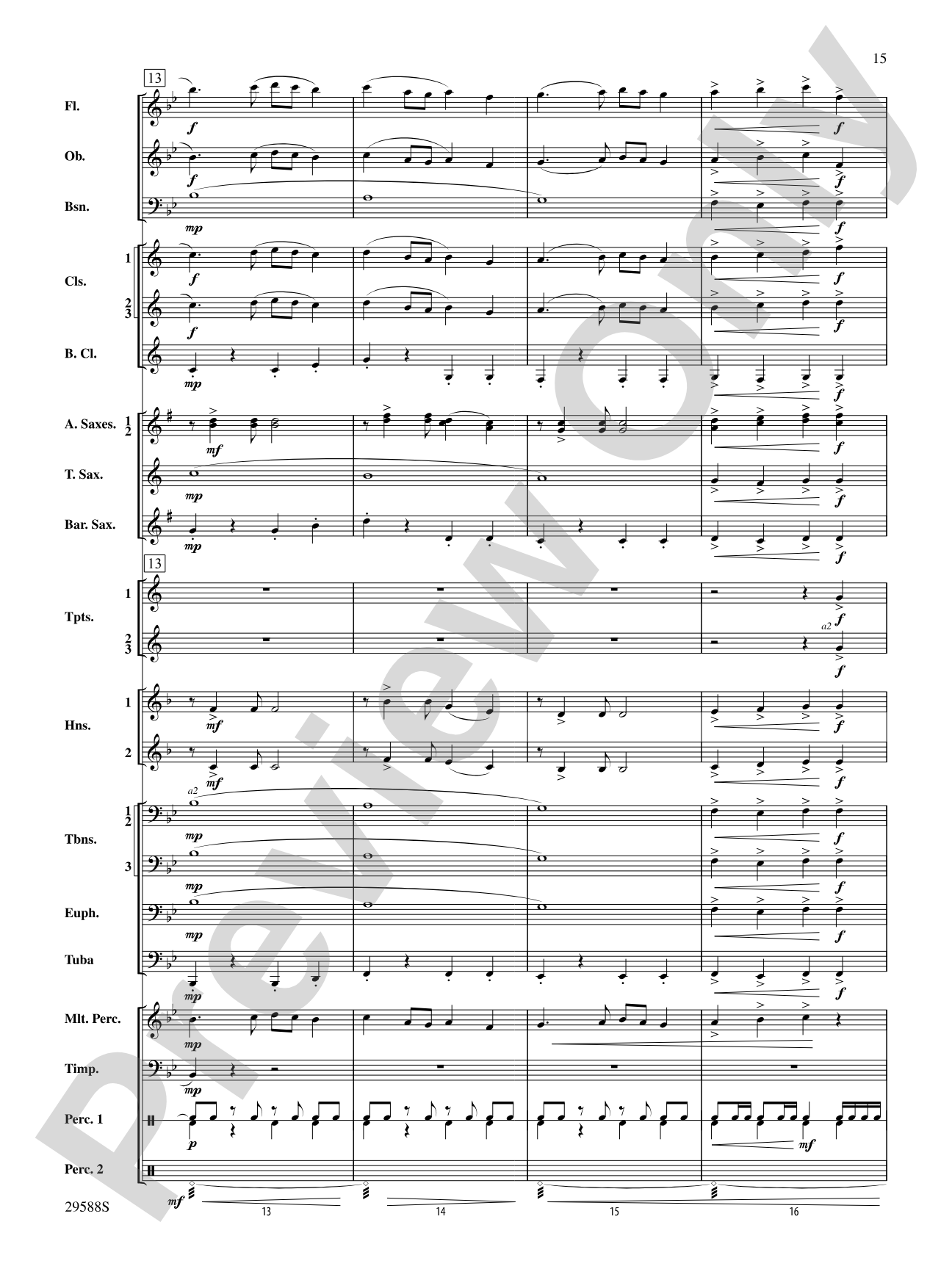 Three Concert Openers: Concert Band Conductor Score & Parts