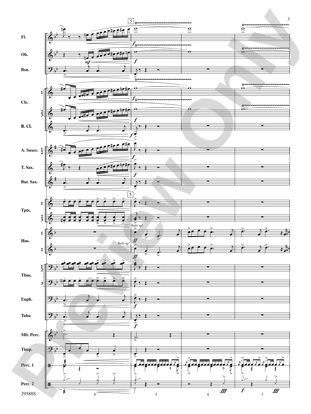 Three Concert Openers: Concert Band Conductor Score & Parts
