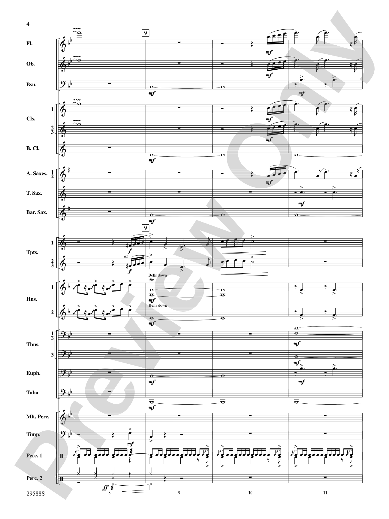Three Concert Openers: Concert Band Conductor Score & Parts