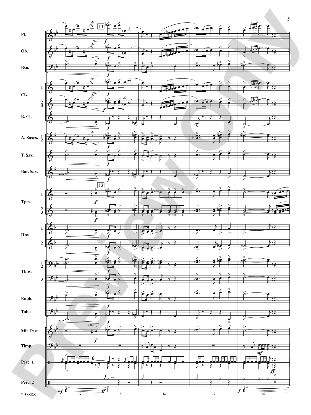 Three Concert Openers: Concert Band Conductor Score & Parts